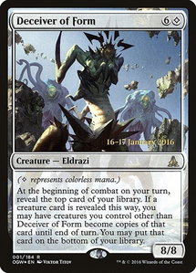 Deceiver of Form - Prerelease Cards (PRE) #1s - Rare Magic: The Gathering Trading Card