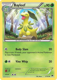 Bayleef - XY - BREAKpoint (BKP) #2/122 - Uncommon Pokémon Trading Card