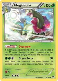 Meganium - XY - BREAKpoint (BKP) #3/122 - Holo Rare Pokémon Trading Card