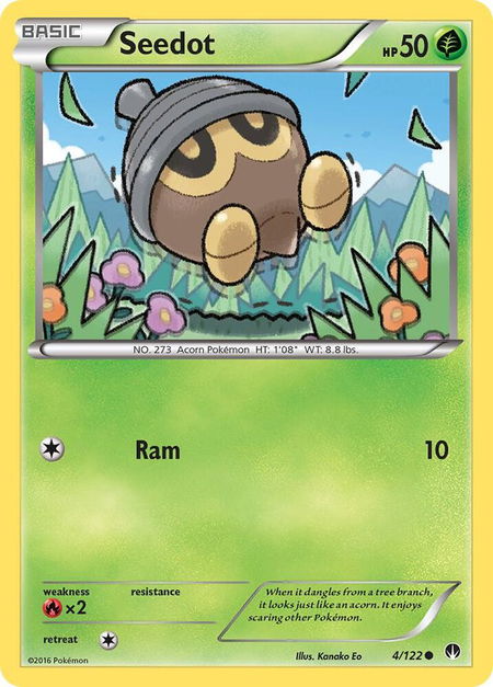 Seedot - XY - BREAKpoint Pokémon trading card