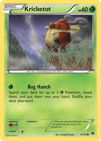 Kricketot - XY - BREAKpoint (BKP) #5/122 - Common Pokémon Trading Card