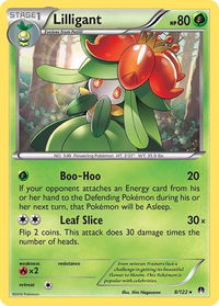 Lilligant - XY - BREAKpoint (BKP) #8/122 - Rare Pokémon Trading Card