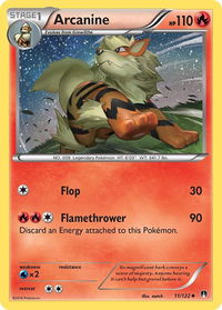 Arcanine - XY - BREAKpoint (BKP) #11/122 - Uncommon Pokémon Trading Card