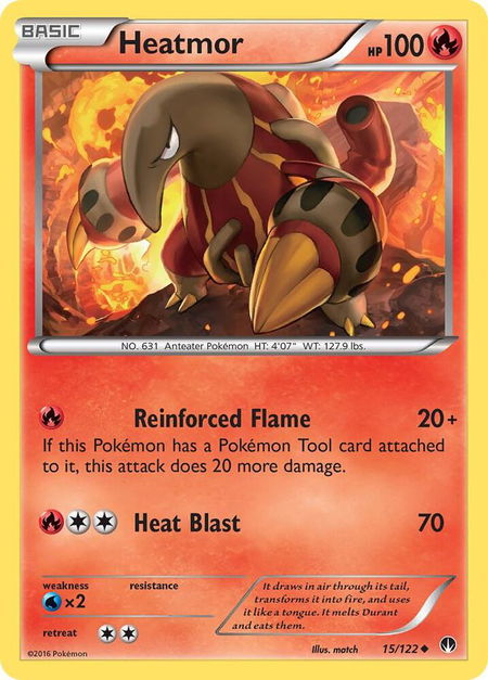 Heatmor - XY - BREAKpoint Pokémon trading card