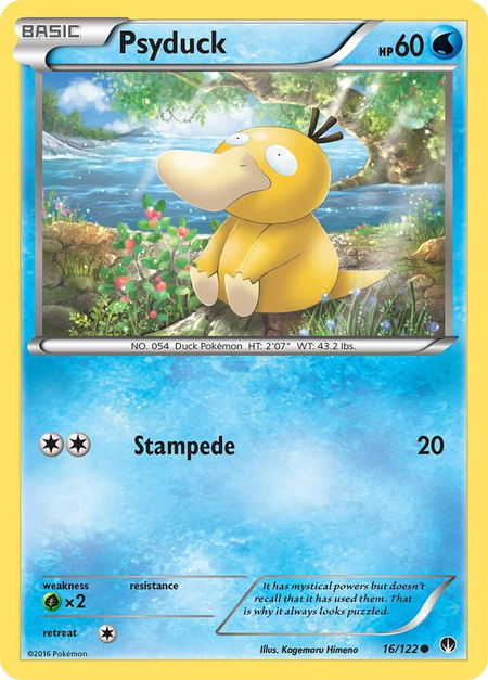 Psyduck - XY - BREAKpoint Pokémon trading card