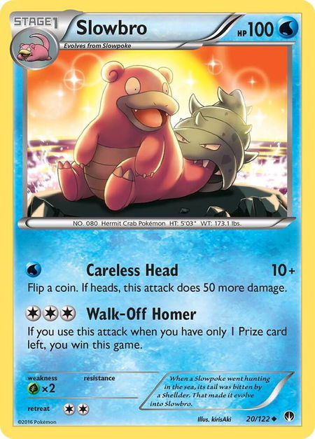 Slowbro - XY - BREAKpoint Pokémon trading card