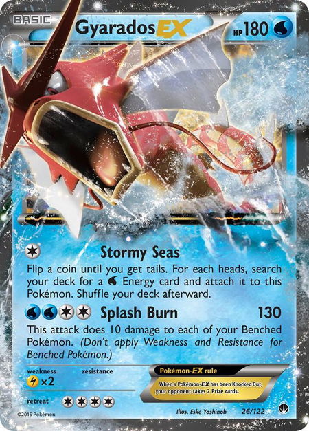 Gyarados EX - XY - BREAKpoint Pokémon trading card