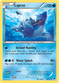 Lapras - XY - BREAKpoint (BKP) #28/122 - Uncommon Pokémon Trading Card