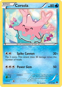Corsola - XY - BREAKpoint (BKP) #29/122 - Common Pokémon Trading Card