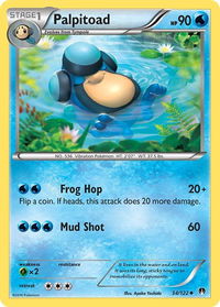 Palpitoad - XY - BREAKpoint (BKP) #34/122 - Uncommon Pokémon Trading Card