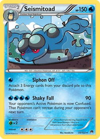 Seismitoad - XY - BREAKpoint (BKP) #35/122 - Rare Pokémon Trading Card