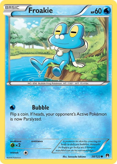 Froakie - XY - BREAKpoint Pokémon trading card
