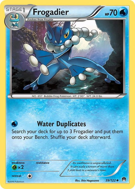 Frogadier - XY - BREAKpoint Pokémon trading card