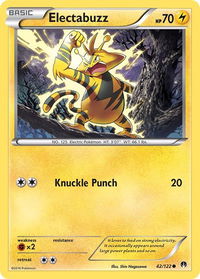 Electabuzz - XY - BREAKpoint (BKP) #42/122 - Common Pokémon Trading Card