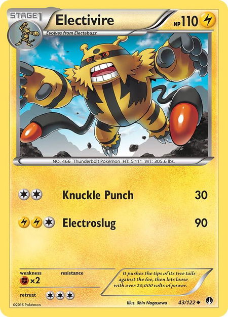 Electivire - XY - BREAKpoint Pokémon trading card