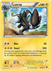Luxray - XY - BREAKpoint (BKP) #46/122 - Rare Pokémon Trading Card