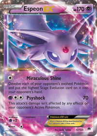 Espeon EX - XY - BREAKpoint (BKP) #52/122 - Ultra Rare Pokémon Trading Card