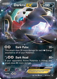 Darkrai EX - XY - BREAKpoint (BKP) #74/122 - Ultra Rare Pokémon Trading Card