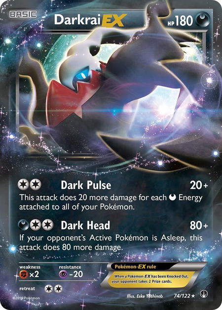 Darkrai EX - XY - BREAKpoint Pokémon trading card