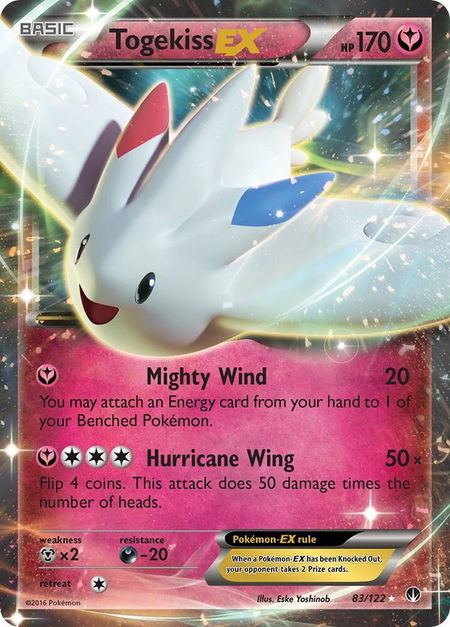 Togekiss EX - XY - BREAKpoint Pokémon trading card