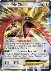 Ho-Oh EX - XY - BREAKpoint (BKP) #92/122 - Ultra Rare Pokémon Trading Card