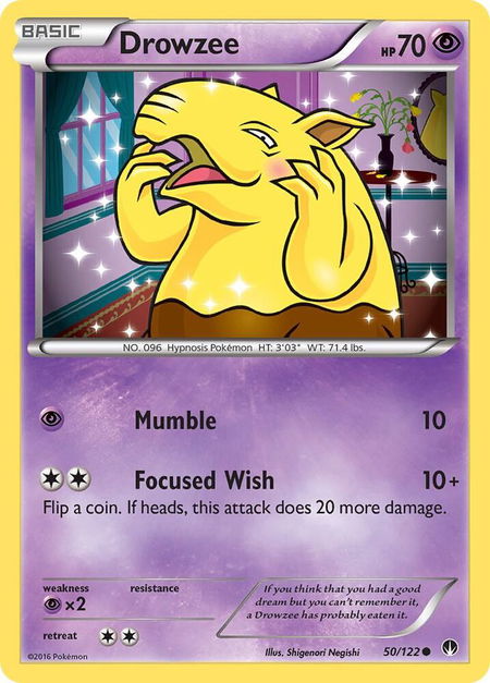 Drowzee - XY - BREAKpoint Pokémon trading card