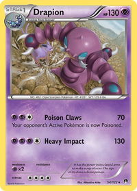 Drapion - XY - BREAKpoint (BKP) #54/122 - Rare Pokémon Trading Card