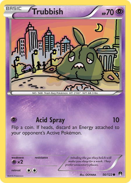 Trubbish - XY - BREAKpoint Pokémon trading card