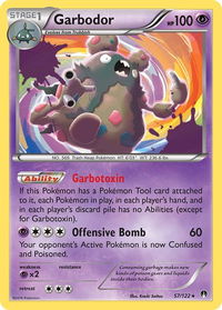 Garbodor - XY - BREAKpoint (BKP) #57/122 - Holo Rare Pokémon Trading Card