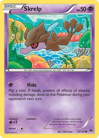 Skrelp - XY - BREAKpoint (BKP) #63/122 - Common Pokémon Trading Card
