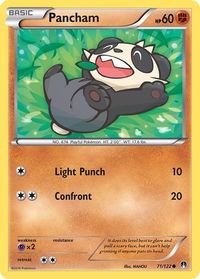 Pancham - XY - BREAKpoint (BKP) #71/122 - Common Pokémon Trading Card