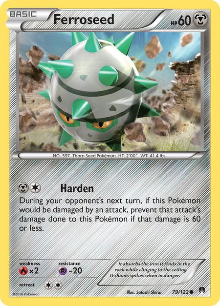 Ferroseed - XY - BREAKpoint Pokémon trading card