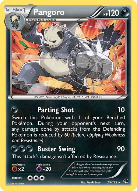 Pangoro - XY - BREAKpoint Pokémon trading card
