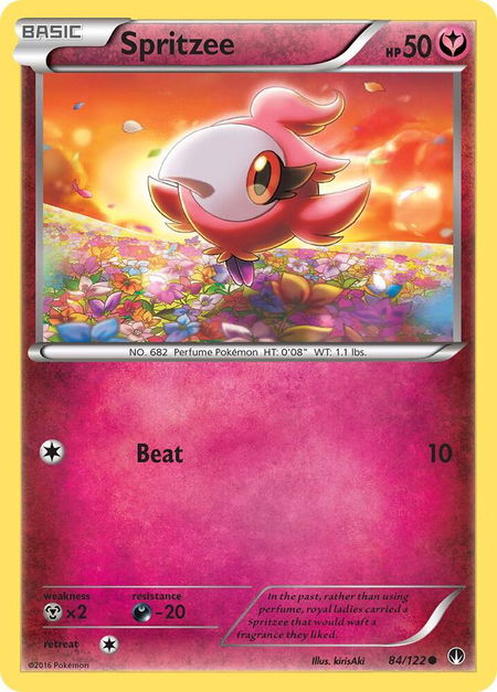 Spritzee - XY - BREAKpoint Pokémon trading card