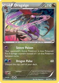Dragalge - XY - BREAKpoint (BKP) #86/122 - Holo Rare Pokémon Trading Card