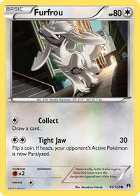 Furfrou - XY - BREAKpoint (BKP) #95/122 - Common Pokémon Trading Card