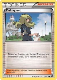 Delinquent - XY - BREAKpoint (BKP) #98/122 - Uncommon Pokémon Trading Card