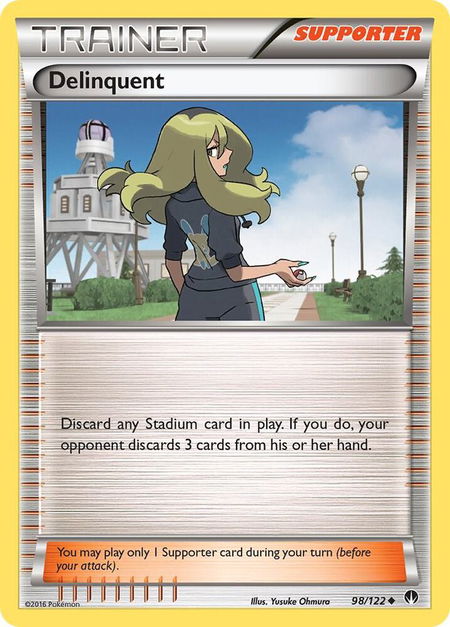 Delinquent - XY - BREAKpoint Pokémon trading card