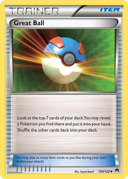 Great Ball - XY - BREAKpoint Pokémon trading card