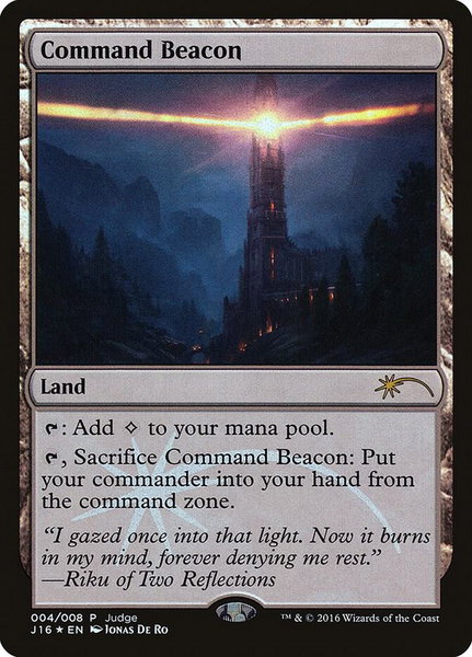 Command Beacon - Judge Promos Magic: The Gathering trading card