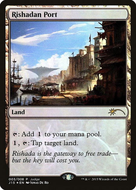 Rishadan Port - Judge Promos Magic: The Gathering trading card