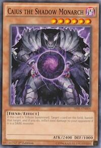 Caius the Shadow Monarch - Structure Deck: Emperor of Darkness (SR01) #SR01-EN004 - Common / Short Print YuGiOh Trading Card