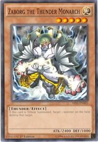 Zaborg the Thunder Monarch - Structure Deck: Emperor of Darkness (SR01) #SR01-EN005 - Common / Short Print YuGiOh Trading Card