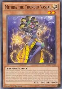 Mithra the Thunder Vassal - Structure Deck: Emperor of Darkness (SR01) #SR01-EN011 - Common / Short Print YuGiOh Trading Card