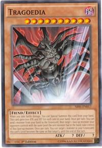 Tragoedia trading card from Structure Deck: Emperor of Darkness Tragoedia - Structure Deck: Emperor of Darkness YuGiOh trading card