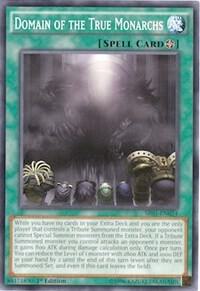 Domain of the True Monarchs trading card from Structure Deck: Emperor of Darkness Domain of the True Monarchs - Structure Deck: Emperor of Darkness YuGiOh trading card