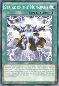 Strike of the Monarchs trading card from Structure Deck: Emperor of Darkness Strike of the Monarchs - Structure Deck: Emperor of Darkness YuGiOh trading card