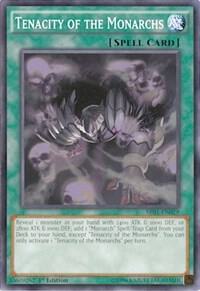 Tenacity of the Monarchs trading card from Structure Deck: Emperor of Darkness Tenacity of the Monarchs - Structure Deck: Emperor of Darkness YuGiOh trading card