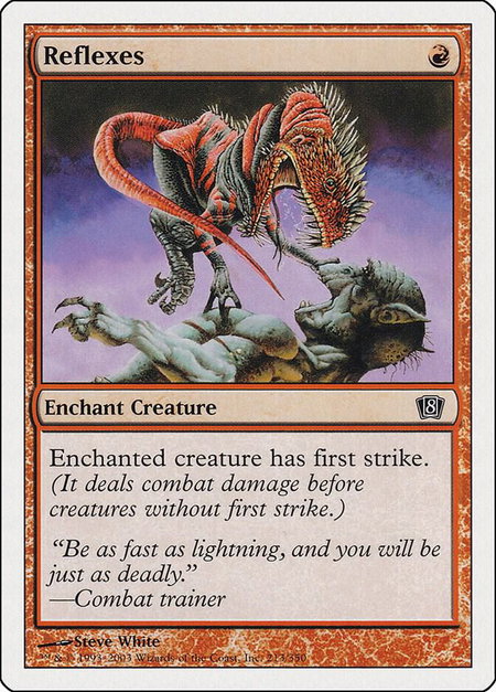 Reflexes - 8th Edition Magic: The Gathering trading card