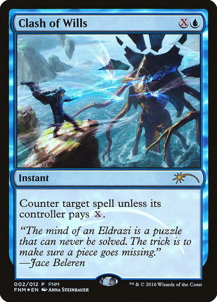 Clash of Wills - FNM Promos Magic: The Gathering trading card